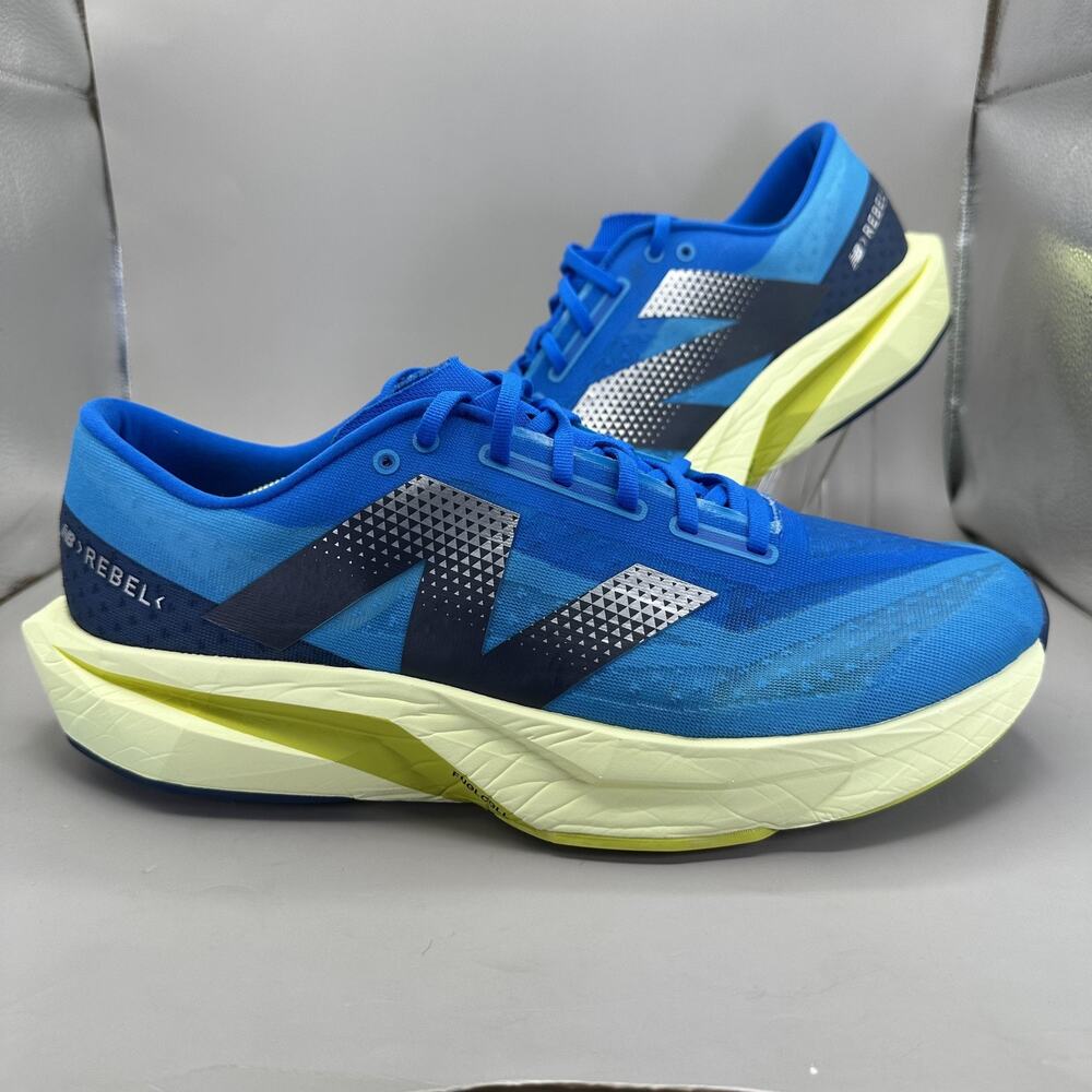 New Balance FuelCell Rebel v4 Shoes Mens 14 2E Blue Running Sneakers MFCXLQ4